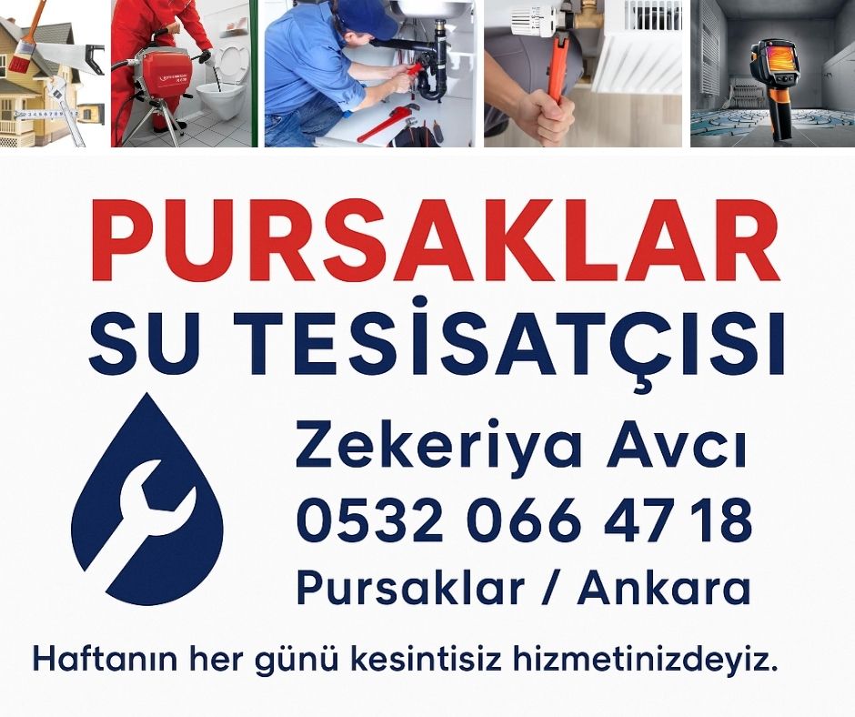 Pursaklar su tesisatçısı